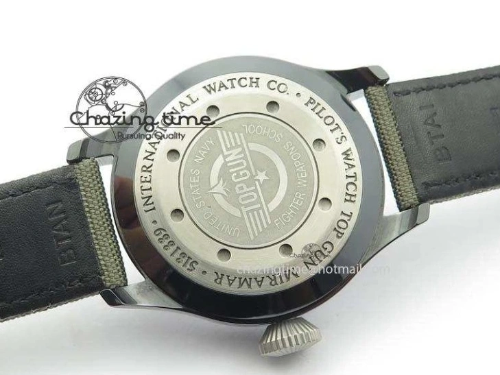 MIROTIME 0331 Chic Big Pilot Real PR IW501902 Real Ceramic ZF 1:1 Best Edition On Nylon Strap A 7275